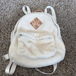 Kids' Cream Sherpa Backpack